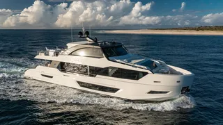 Albert Marquet、YACHTS、海外版超希少レゾネ、新品額付 Ocean Alexander 78 yacht (Ocean Alexander, 24.25m, 2006)